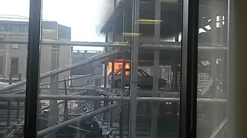 @NorbertSwizzle Car on fire