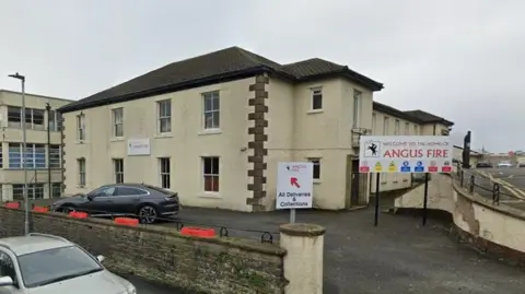 Google A street view of Angus Fire in Bentham. The two-storey building is painted in vanilla with a sign at the front that reads "Welcome to the home of Angus Fire".