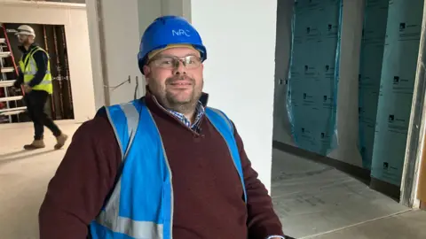 BBC Mark Briggs pictured inside the rehab centre 