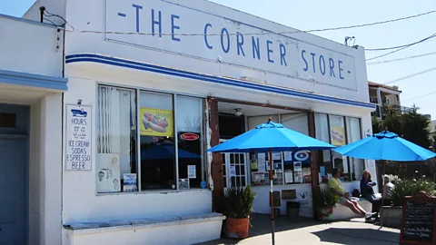 The Corner Store, in San Pedro, California, a great spot to grab a sandwich and one of their many exotic sodas. (Jonah Flicker)