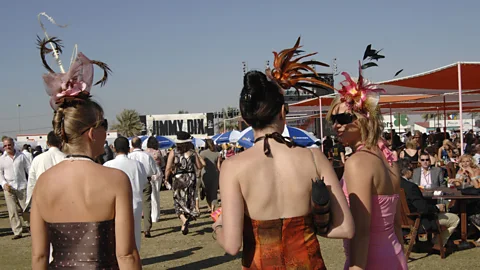Alamy Guests arrive at the Dubai World Cup (Credit: Alamy)