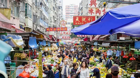 iStock A busy market in Hong Kong (Credit: iStock)