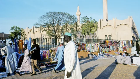 Alamy Market next to a mosque in Chad capital, N´Djamena (Credit: Alamy)