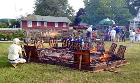 Ashley Winchester The shad bake is a rite of spring in the state of Connecticut (Credit: Ashley Winchester)