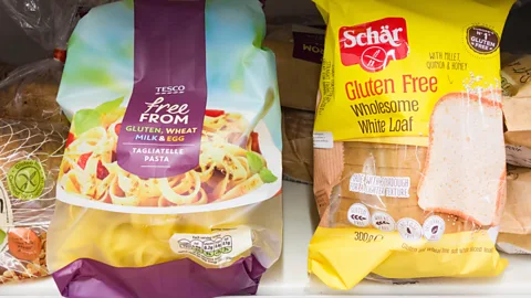 Alamy Kantar Worldpanel says more than half of UK shoppers bought a 'free from' product, such as dairy or gluten free, during the first quarter of 2017 (Credit: Alamy)