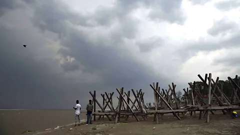 Getty Images Some of the structures like this one, built against erosion, actually could make matters worse (Credit: Getty Images)