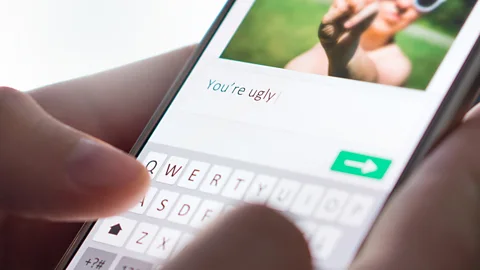 Getty Images Algorithms that can search for the signs of bullying on social media can help to highlight perpetrators so they can be stopped (Credit: Getty Images)