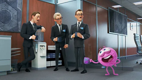 Pixar Animation Studios Purl tries desperately to fit in - creator Kristen Lester says the reason women are balls of yarn in the film is so they can morph identities (Credit: Pixar Animation Studios)