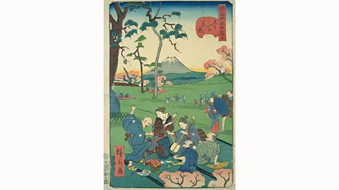 Alamy During the Edo Period from around 1600 to 1830, people would bring bento to the theatre and other outings (Credit: Alamy)