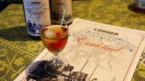 Mike MacEacheran "The national drink of Föhr” is a version of a classic New York Manhattan cocktail (Credit: Mike MacEacheran)