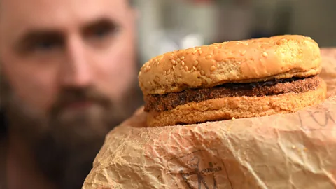 Getty Images In 2019, an Australian man showed off a Big Mac he claims to have bought in 1995 (Credit: Getty Images)