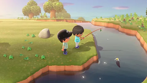 Nintendo Animal Crossing features calming, gentle music and serene water sounds