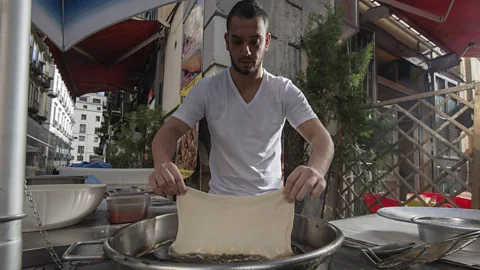 Kontrolab/Getty Images Pizza fritta originated during World War Two when locals could neither access nor afford traditional pizza (Credit: Kontrolab/Getty Images)