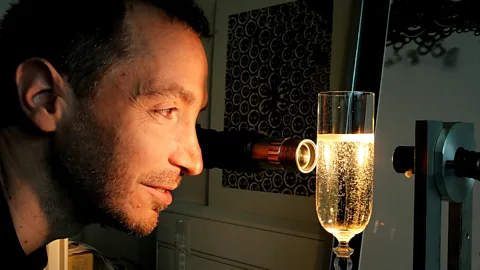 Francois Nascimbeni/AFP/Getty Images Gérard Liger-Belair has been studying champagne bubbles for around 20 years (Credit: Francois Nascimbeni/AFP/Getty Images)