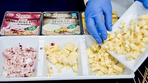 Getty Images Samples of dairy-free cheese (Credit: Getty Images)