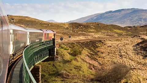 Joe Dunckley/Alamy Sleeper trains, such as The Caledonian Sleeper train from London to Scotland, can make longer train journeys more convenient Credit: Joe Dunckley/Alamy)