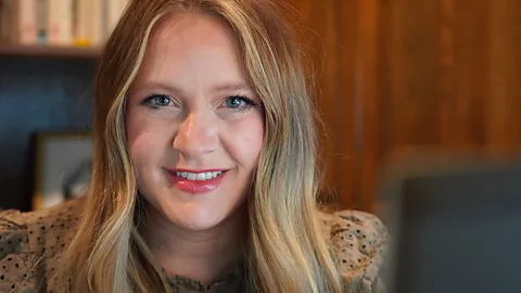 Samy Jones Recruiter Samy Jones missed the in-person camaraderie of the office, so she turned to TikTok to connect with other workers during lockdowns (Credit: Samy Jones)