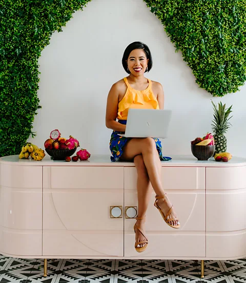 Regina Rached US-based Suki Lanh was able to pick up freelance work as well as advance her earnings (Credit: Regina Rached)