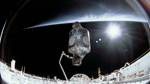 Nasa Construction of the ISS began in 1998, with the Russian-built Zarya module being the first component (Credit: Nasa)