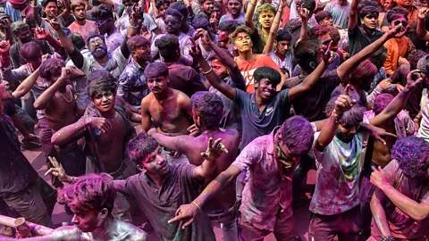 Getty Images Gen Z are stepping away from boisterous colour battles and noisy street parties (Credit: Getty Images)
