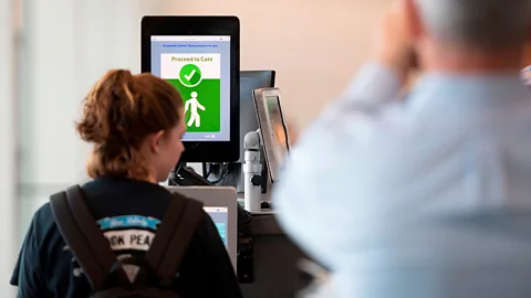 Getty Images US Airport Face Scan: A growing number of countries are transitioning to digital border crossings (Credit: Getty Images)