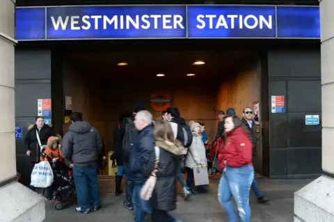 PA Westminster station