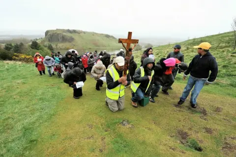 Hermann Rodrigues Good Friday on Arthur's Seat