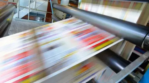 Getty Images Newspapers printing