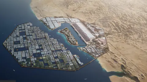 Neom.com Oxagon - a floating city