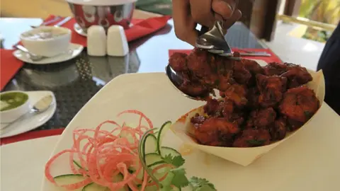 Getty Images A restaurant in India