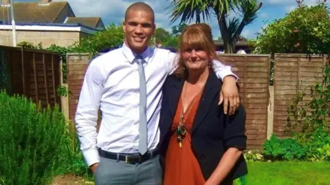 Ogogo Family Photo Anthony Ogogo with mum Teresa