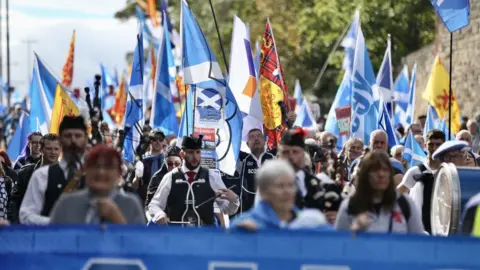 Getty Images Pro-independence march