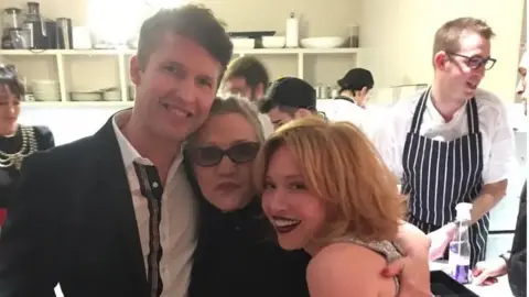 Twitter James Blunt and Carrie Fisher