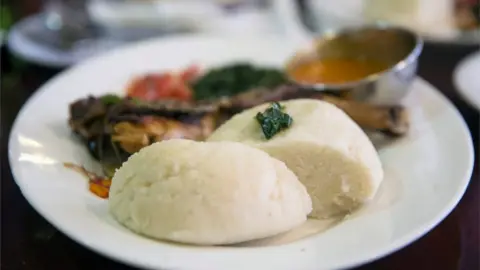 Reuters A portion of Ugali, a dish made from maize flour, is seen in a restaurant in Nairobi, Kenya May 24, 2017.