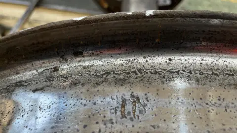 BBC A wheel with indentations 