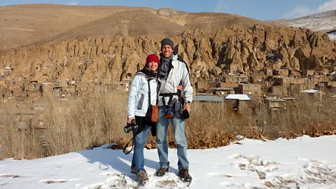 Together in Kandovan, a rock-cut village in northwestern Iran.