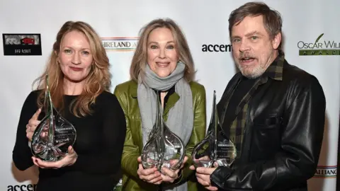 Getty Images Paula Malcomson, Catherine O"Hara and Mark Hamill