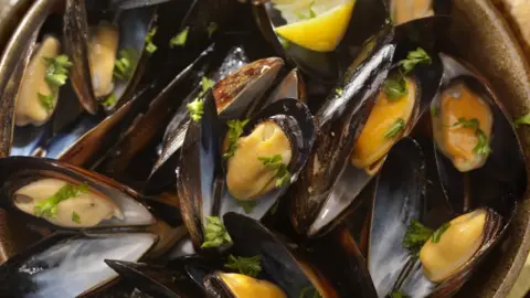 Getty Images Steamed mussels