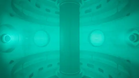 TOKAMAK ENERGY Inside nuclear fusion reactor