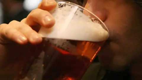 PA Man drinking beer