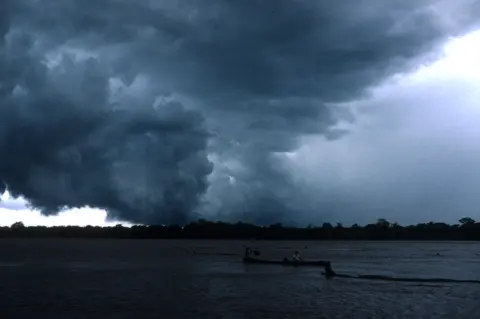 Getty Images A storm over the Amazon