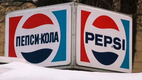 Getty Images A Pepsi sign in the then Soviet Union in 1986