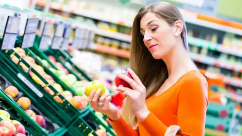 Getty Images woman and apples