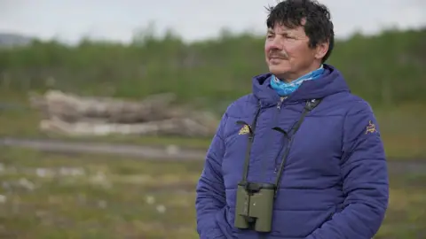 BBC Nils Mathis Sara, a Sami chief