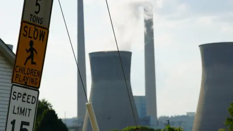 BBC A coal-fired power plant in West Virginia