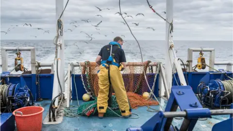 Getty Images North Sea fisherman