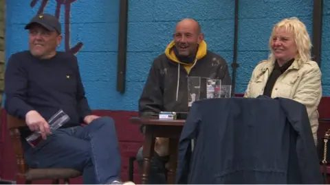 BBC Customers at the Royal Dyche pub