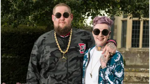 Getty Images Rag 'n' Bone Man and his ex-wife Beth Rouy