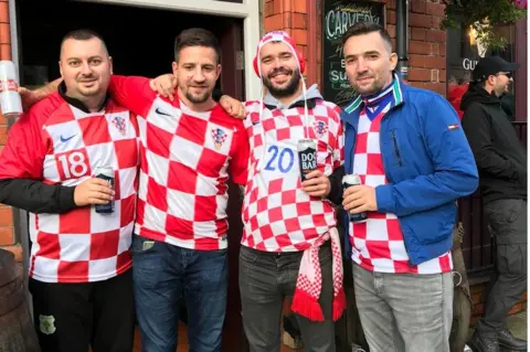 Antun Oršolić From left: Matej Brnic, Matija Obradovic, Antun Orsolic, Vedran Lesic. Photo taken in Cardiff.