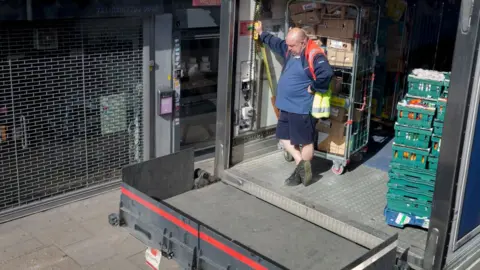 Getty Images Food delivery driver
